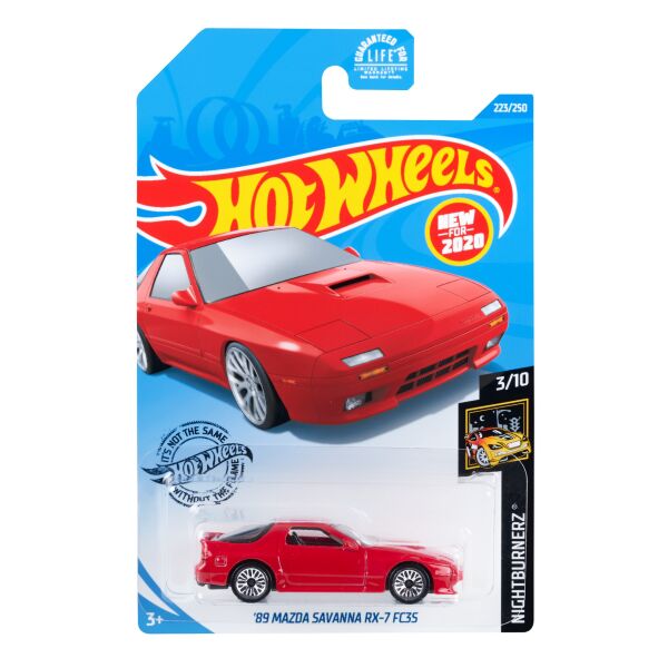 

Машинка Hot Wheels 89 Mazda Savanna RX-7 FC35 3/10 Nightburnerz 2020 Mattel GHB56-M9COB