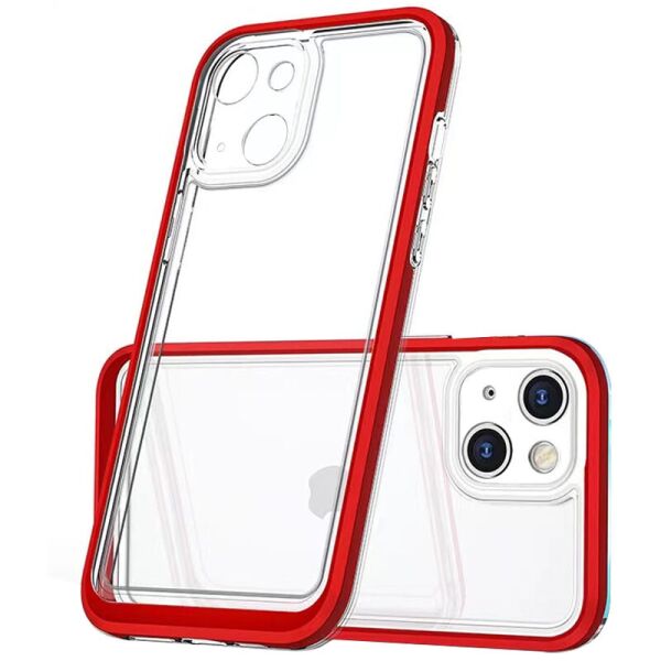 

TPU+PC чехол Clear 360 для Apple iPhone 13 (6.1") Красный