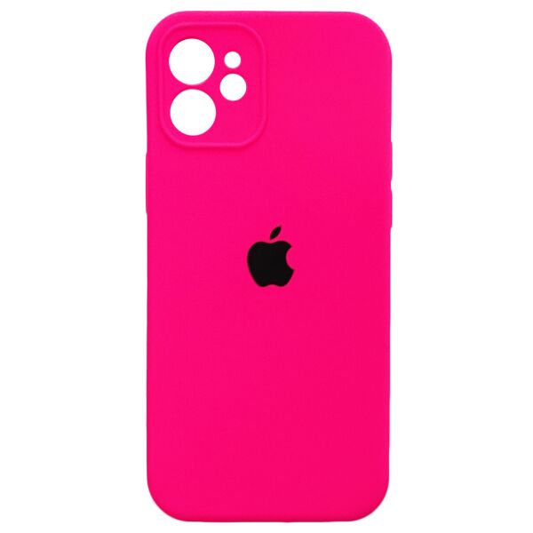 

Чехол Silicone Full Camera для Apple iPhone 12 Shiny Pink