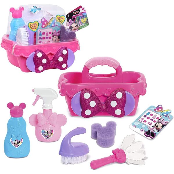 

Игровой набор Disney Junior Minnie Mouse Sparkle N' Clean Caddy Набор для уборки (89811)