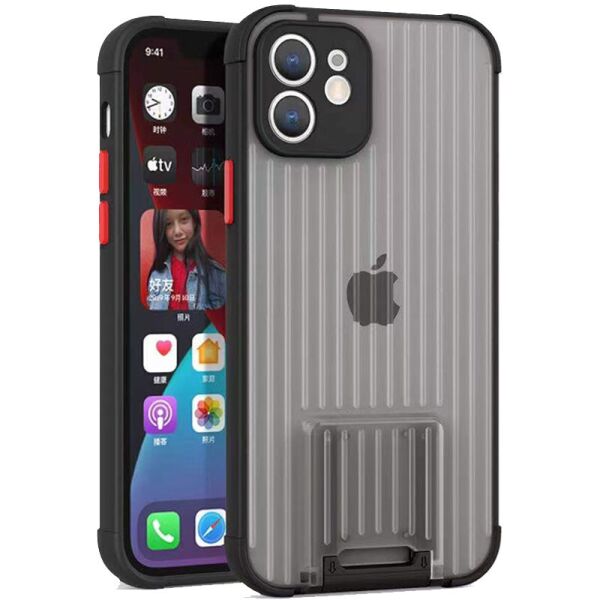 

TPU+PC чехол Bracket для Samsung Galaxy A32 4G Черный