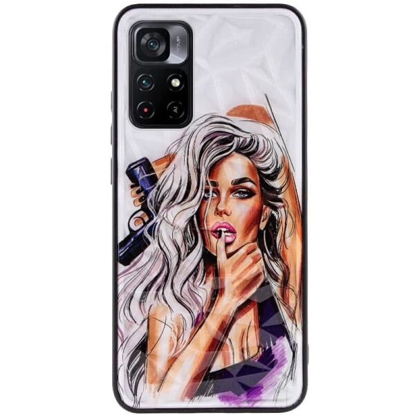 

TPU+PC чехол Prisma Ladies для Xiaomi Poco M4 Pro 5G Purple