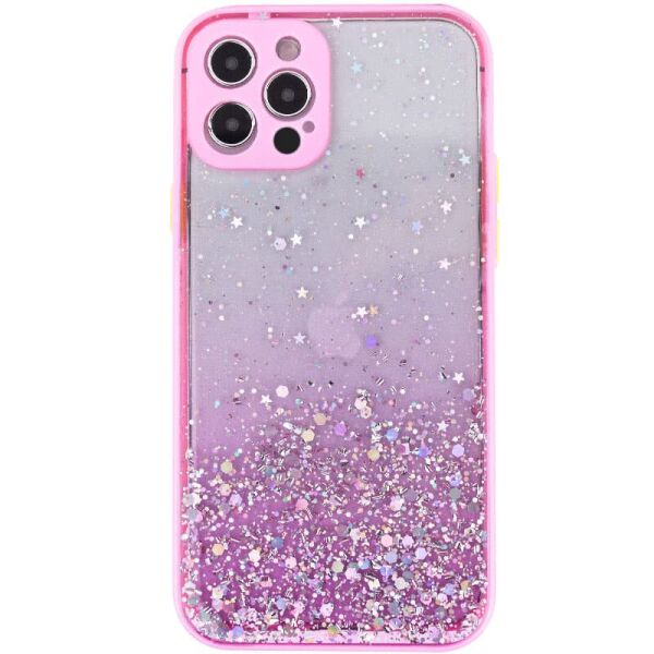 

TPU чехол Spangle star с защитой камеры для Xiaomi Redmi Note 10 5G / Poco M3 Pro Розовый