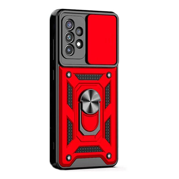 

Ударопрочный чехол Camshield Serge Ring for Magnet для Samsung Galaxy A32 4G Красный