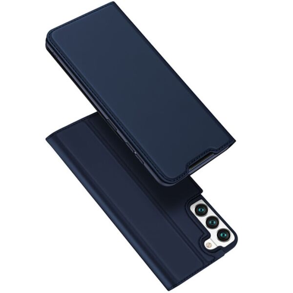 

Чехол-книжка Dux Ducis с карманом для визиток для Samsung Galaxy S22+ Синий