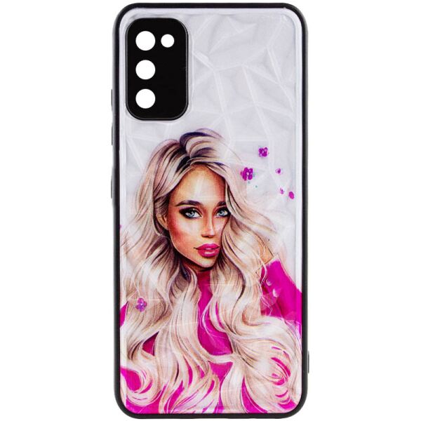 

TPU+PC чехол Prisma Ladies для Samsung Galaxy A03s Pink