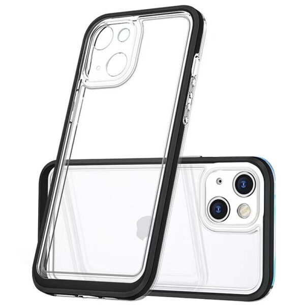 

TPU+PC чехол Clear 360 для Apple iPhone 13 (6.1") Черный