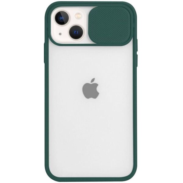 

Чехол Camshield mate TPU со шторкой для камеры для Apple iPhone 13 (6.1") Зеленый