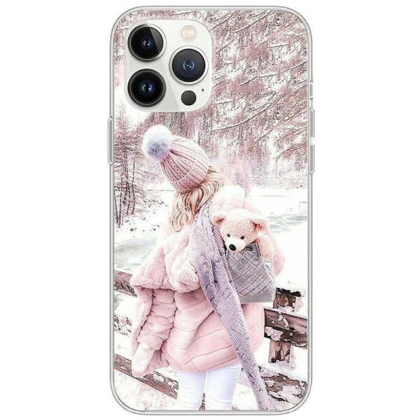 

TPU чехол Winter story для Apple iPhone 11 Pro Max (6.5") Girl and bear