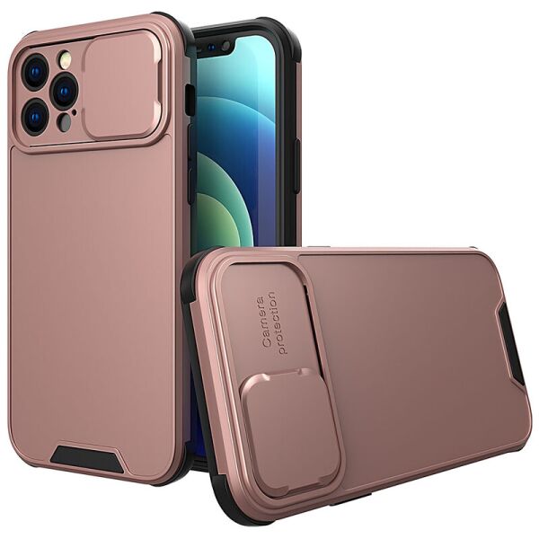 

TPU+PC чехол Lens series для Xiaomi Redmi Note 10 Pro / 10 Pro Max Rose Gold