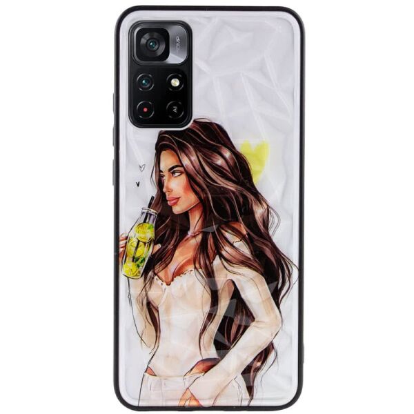 

TPU+PC чехол Prisma Ladies для Xiaomi Poco M4 Pro 5G Yellow