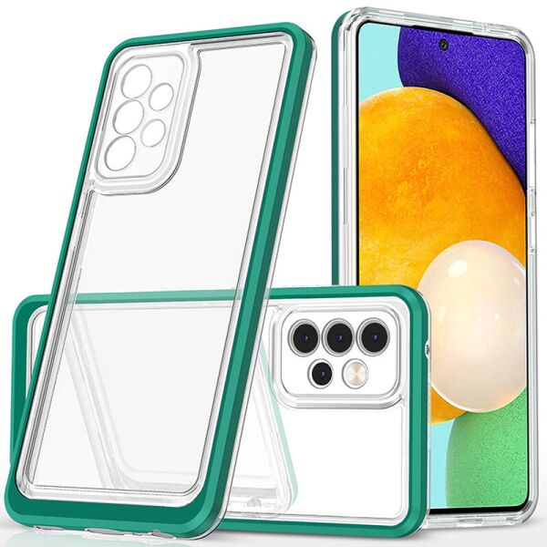 

TPU+PC чехол Clear 360 для Samsung Galaxy A32 4G Зеленый