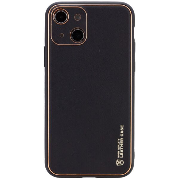 

Кожаный чехол Xshield для Apple iPhone 13 (6.1") Черный / Black