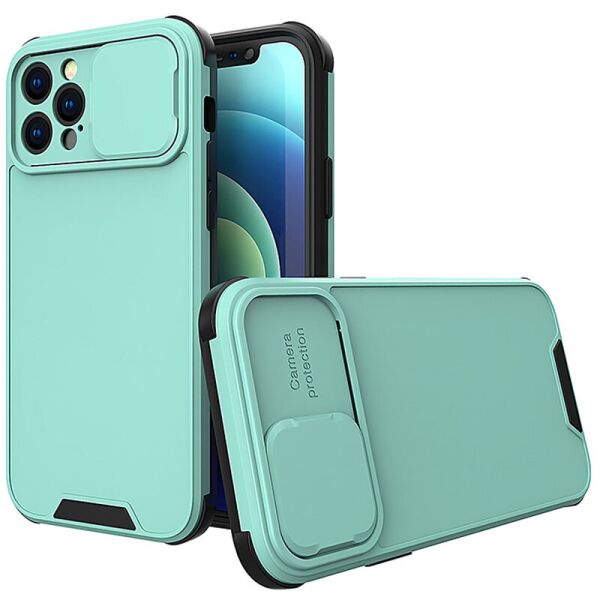 

TPU+PC чехол Lens series для Samsung Galaxy A72 4G / A72 5G Мятный