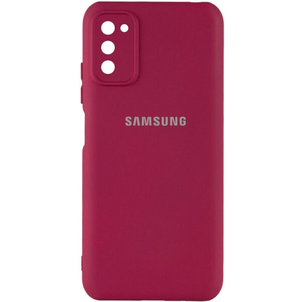 

Чехол Silicone Cover My Color Full Camera (A) для Samsung Galaxy A03s Бордовый / Marsala