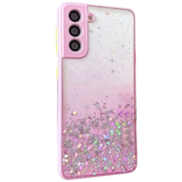 

TPU чехол Spangle star с защитой камеры для Xiaomi Redmi Note 9s / Note 9 Pro / Note 9 Pro Max Розовый