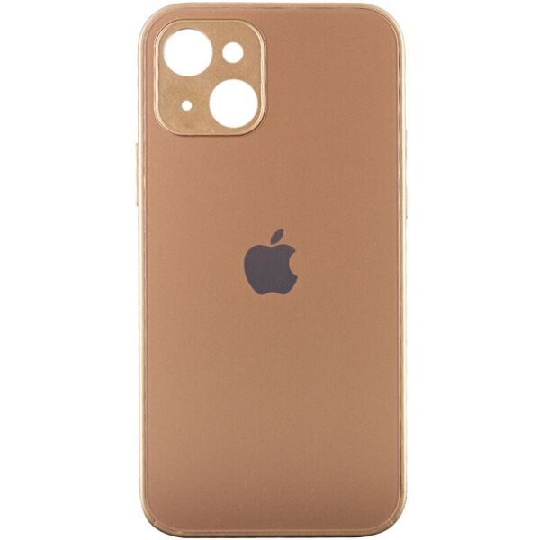 

TPU+Glass чехол Matte Candy Full camera для Apple iPhone 13 mini (5.4") Золотой