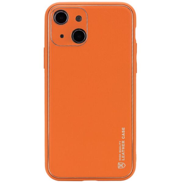

Кожаный чехол Xshield для Apple iPhone 13 (6.1") Оранжевый / Apricot