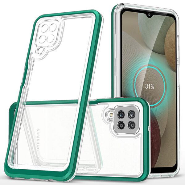 

TPU+PC чехол Clear 360 для Samsung Galaxy A22 4G Зеленый