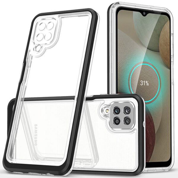 

TPU+PC чехол Clear 360 для Samsung Galaxy A22 4G Черный