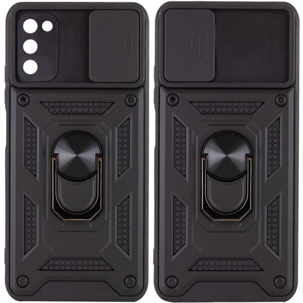 

Ударопрочный чехол Camshield Serge Ring for Magnet для Samsung Galaxy A03s Черный