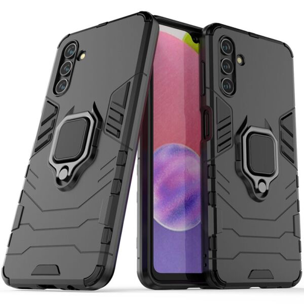 

Ударопрочный чехол Transformer Ring for Magnet для Samsung Galaxy M52 Черный / Soul Black