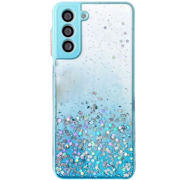 

TPU чехол Spangle star с защитой камеры для Xiaomi Redmi 9 Бирюзовый