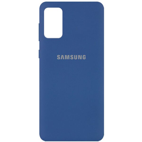 

Чехол Silicone Cover Full Protective (AA) для Samsung Galaxy A03s Синий / Navy Blue