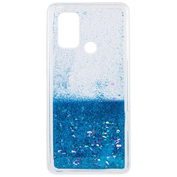 

TPU чехол Liquid hearts для Oppo A53 / A32 / A33 Голубой