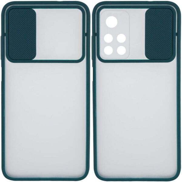 

Чехол Camshield mate TPU со шторкой для камеры для Xiaomi Poco M4 Pro 5G / Note 11 5G Зеленый