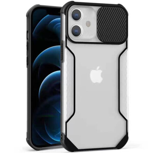 

Чехол Camshield matte Ease TPU со шторкой для Xiaomi Redmi Note 10 5G / Poco M3 Pro Черный