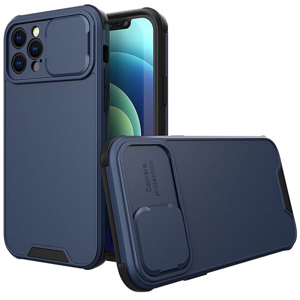 

TPU+PC чехол Lens series для Samsung Galaxy A72 4G / A72 5G Синий