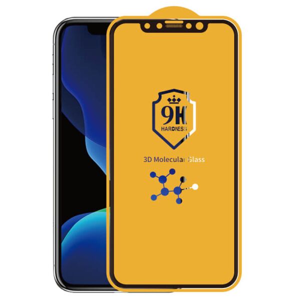 

Молекулярное 3D стекло Flexible Molecular для Apple iPhone 13 / 13 Pro (6.1") Черный