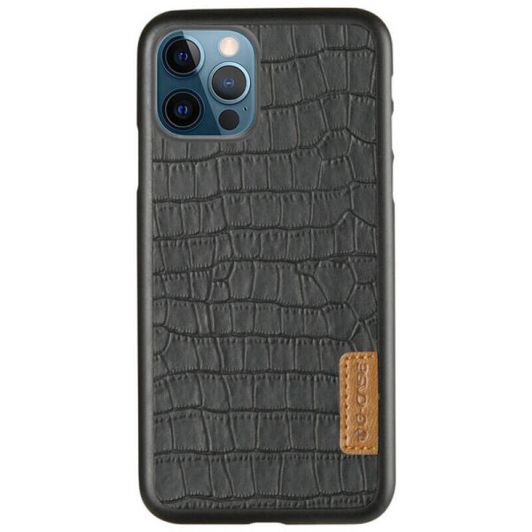 

Кожаная накладка G-Case Crocodile Dark series для Apple iPhone 13 Pro Max (6.7") Черный