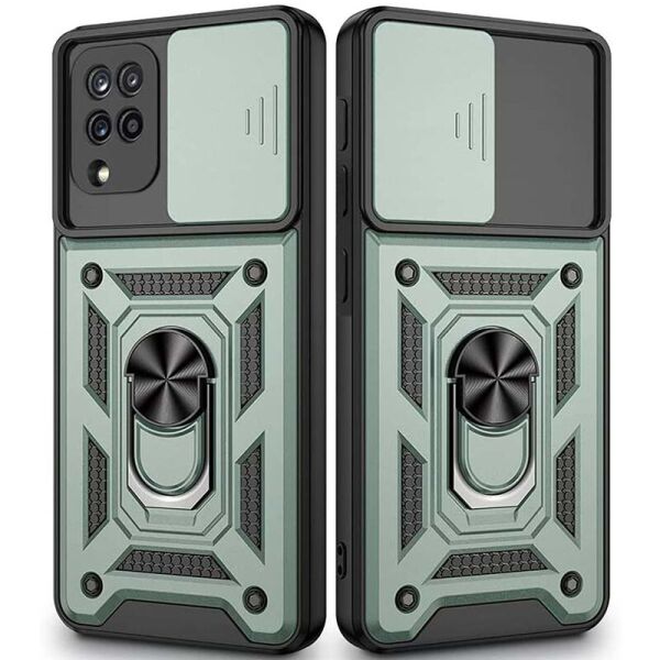 

Ударопрочный чехол Camshield Serge Ring for Magnet для Samsung Galaxy A22 4G / M32 Зеленый