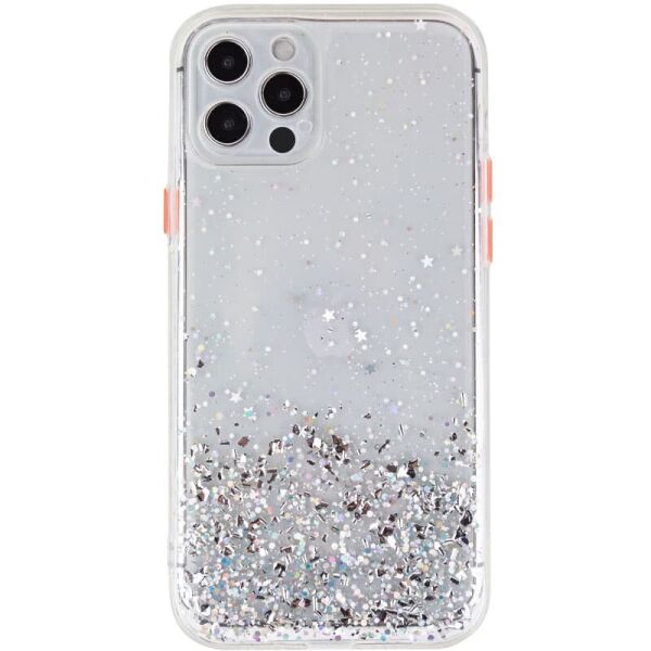 

TPU чехол Spangle star с защитой камеры для Samsung Galaxy A12 / M12 Прозрачный