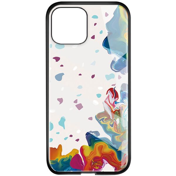 

TPU+Glass чехол Diversity для Xiaomi Redmi Note 10 / Note 10s Stains multicolored