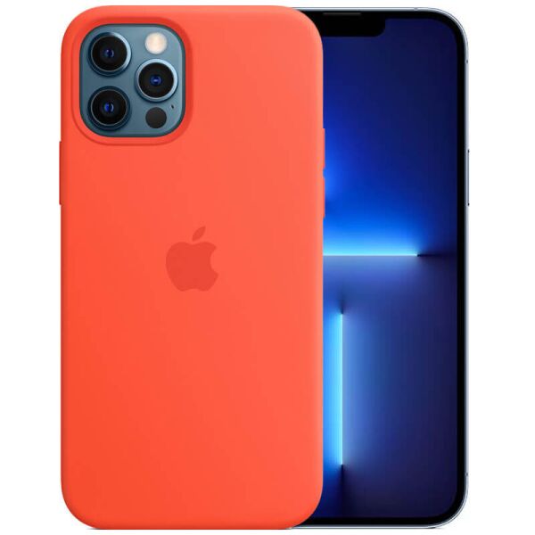 

Чехол Silicone Case Full Protective (AA) для Apple iPhone 13 Pro (6.1") Оранжевый / Electric Orange
