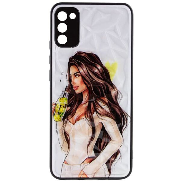 

TPU+PC чехол Prisma Ladies для Samsung Galaxy A03s Yellow