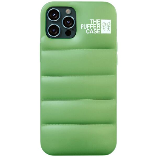 

Чехол-пуховик Puffer case для Apple iPhone 12 Pro / 12 (6.1") Зеленый