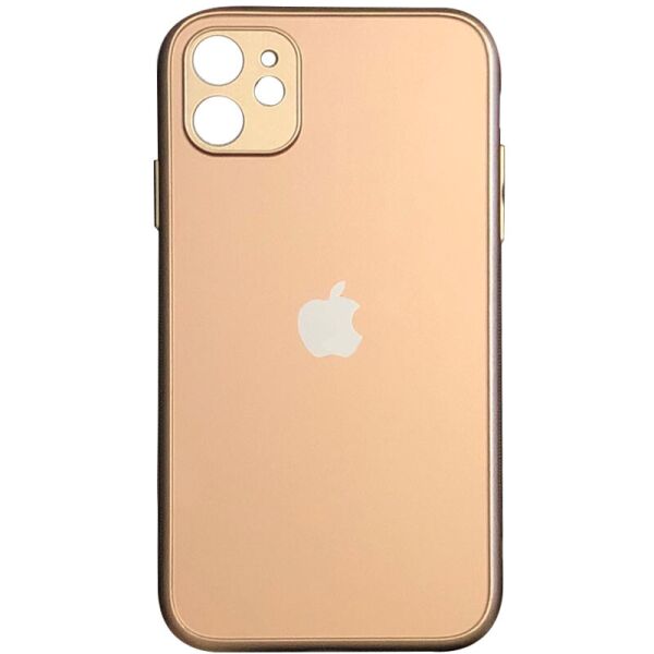

TPU+Glass чехол Matte Candy Full camera для Apple iPhone X / XS (5.8") Золотой
