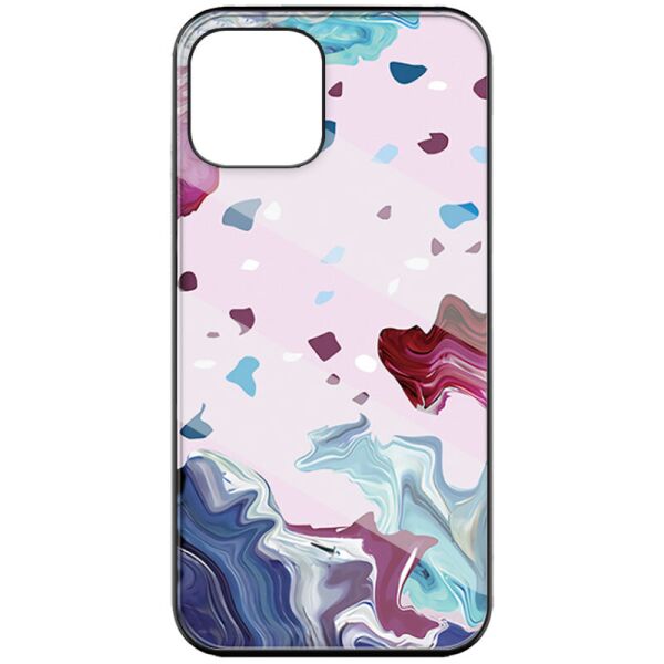 

TPU+Glass чехол Diversity для Xiaomi Redmi 9 Stains red