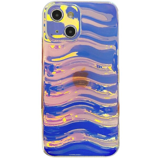 

TPU чехол Wave Gradient для Apple iPhone 13 (6.1") Blue