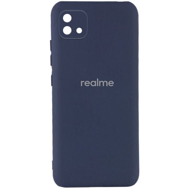 

Чехол Silicone Cover My Color Full Camera (A) для Realme C11 (2021) / C20 Синий / Midnight blue
