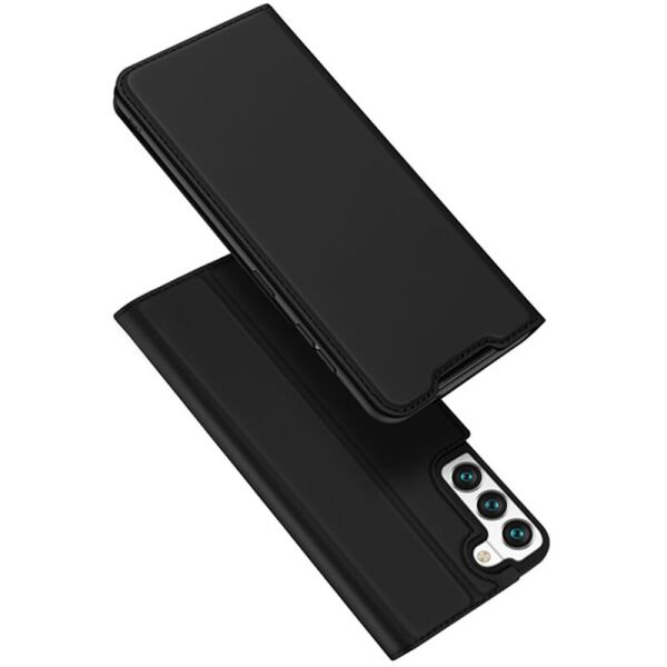 

Чехол-книжка Dux Ducis с карманом для визиток для Samsung Galaxy S22 Черный