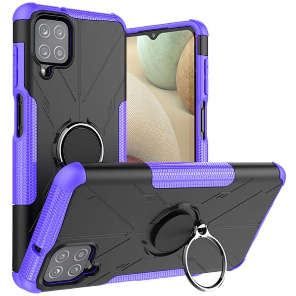 

Ударопрочный чехол Protective Ring для Samsung Galaxy A22 4G Фиолетовый