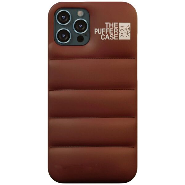 

Чехол-пуховик Puffer case для Apple iPhone 13 Pro (6.1") Коричневый