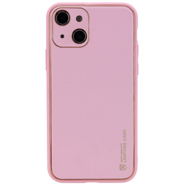 

Кожаный чехол Xshield для Apple iPhone 13 (6.1") Розовый / Pink
