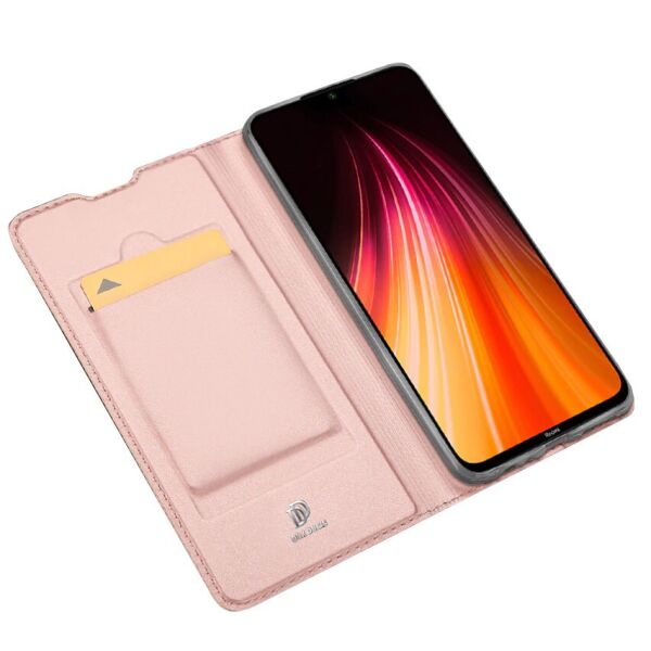 

Чехол-книжка Dux Ducis с карманом для визиток для Samsung Galaxy M52 Rose Gold