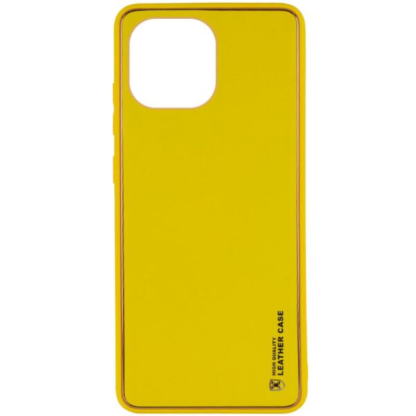 

Кожаный чехол Xshield для Xiaomi Mi 11 Lite Желтый / Yellow